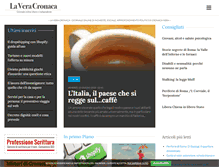 Tablet Screenshot of laveracronaca.com